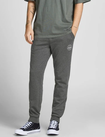 Pantaloni Jack&Jones, gri inchis, S