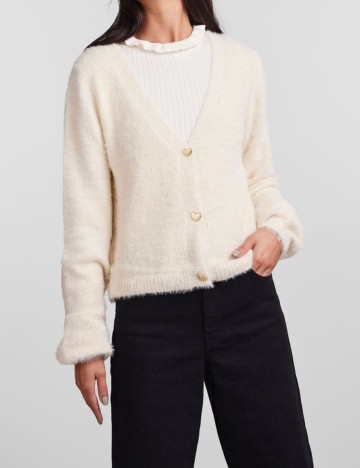 Cardigan Pieces, crem, M