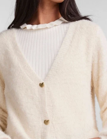 Cardigan Pieces, crem, M
