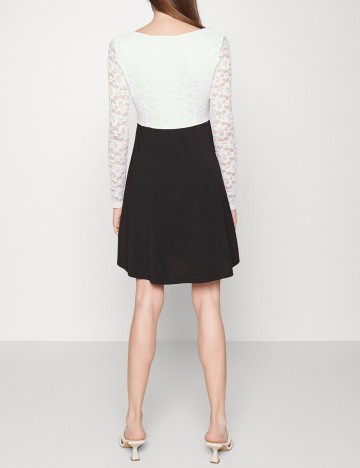 Rochie scurta Vila, alb-negru, M