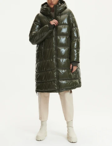Geaca Reserved, verde, 38