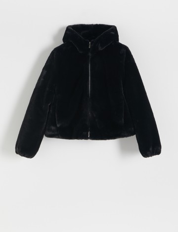 Geaca Reserved, negru, 34