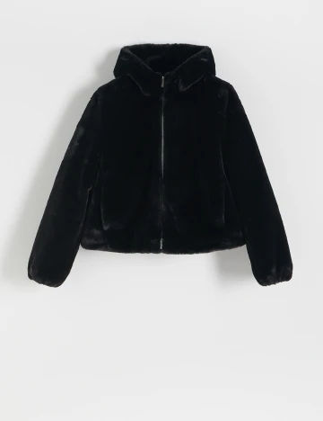 Geaca Reserved, negru, 34
