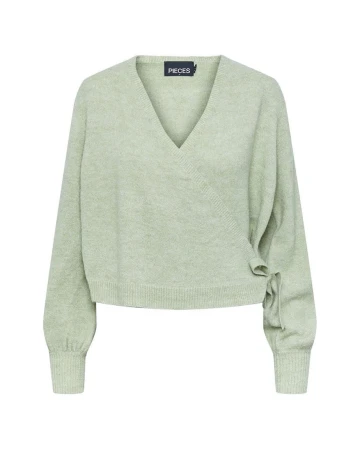 Bluza Pieces, verde, XL