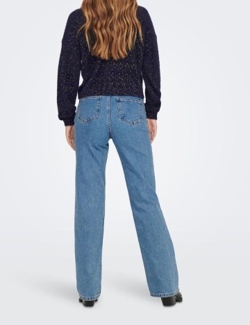 Bluza Only, bleumarin, M