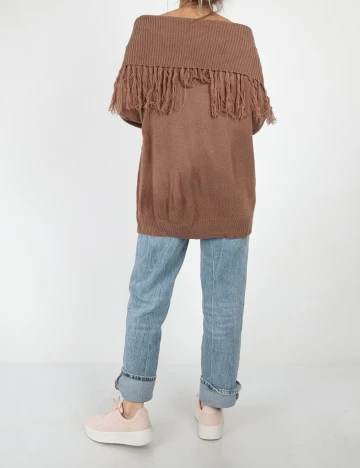 Pulover SHEIN, maro, L Maro