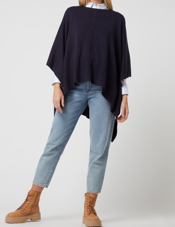 Poncho s.Oliver, bleumarin, ONE SIZE