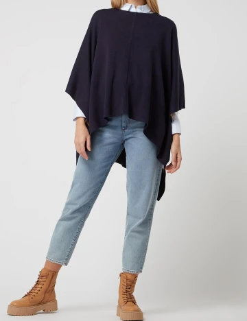Poncho s.Oliver, bleumarin, ONE SIZE
