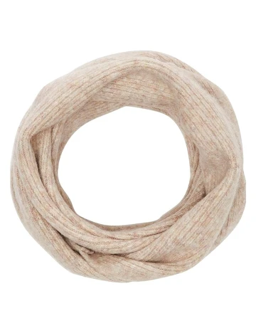 Fular circular s.Oliver, crem, ONE SIZE