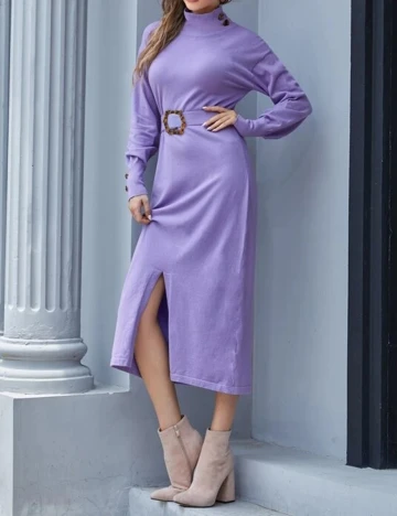 Rochie medie SHEIN, mov, S