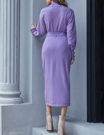 Rochie medie SHEIN, mov, S