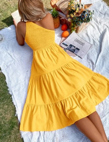 Rochie  medie SHEIN, galben, M