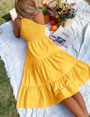 Rochie medie SHEIN, galben, M