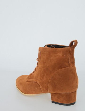 Botine SHEIN, maro, 36