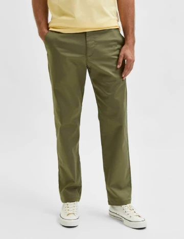 Pantaloni Selected, verde, W32/L32