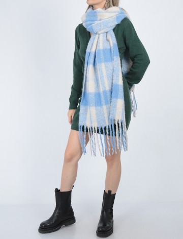 Fular Object, albastru