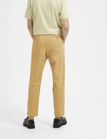 Pantaloni Selected, galben, W32/L32