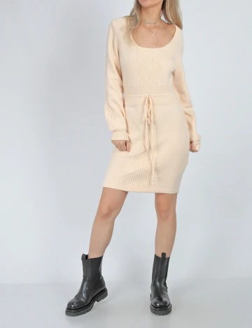 Rochie scurta SHEIN, crem, M