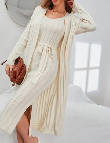 Compleu SHEIN, crem, S