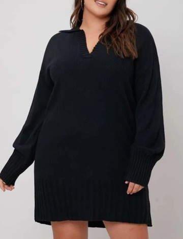 Rochie scurta SHEIN CURVE, negru, 2XL