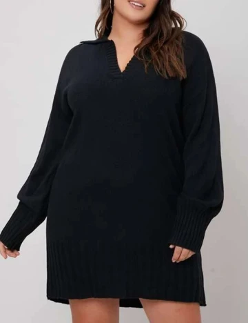 Rochie scurta SHEIN CURVE, negru, 2XL