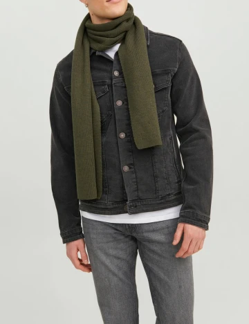 Fular Jack&Jones, verde, ONE SIZE