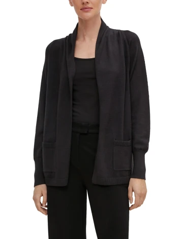 Cardigan Comma, negru Negru