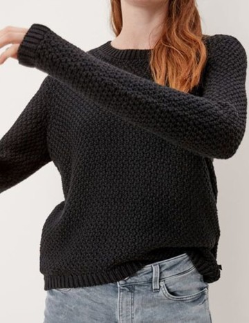 Pulover Q/S, negru, M