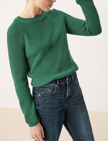 Pulover Q/S, verde, S