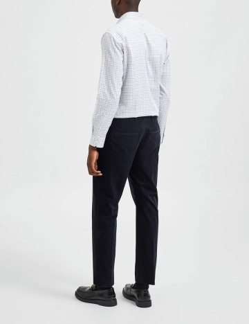 Pantaloni Selected, bleumarin inchis
