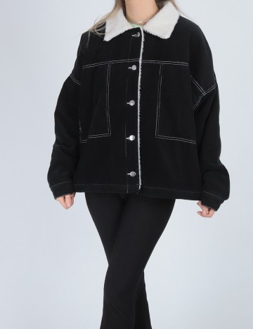 Geaca Only, negru, M