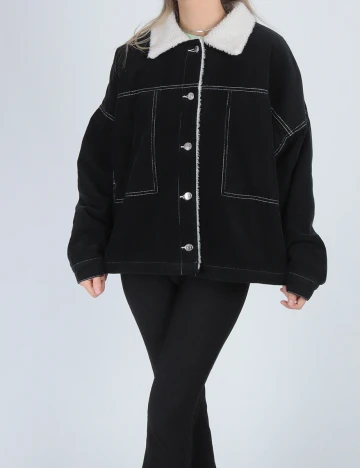 Geaca Only, negru, M