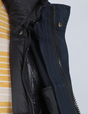 Geaca reversibila s.Oliver, bleumarin/negru, L
