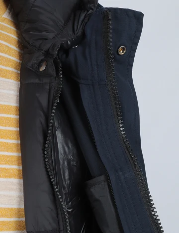 Geaca reversibila s.Oliver, bleumarin/negru, L