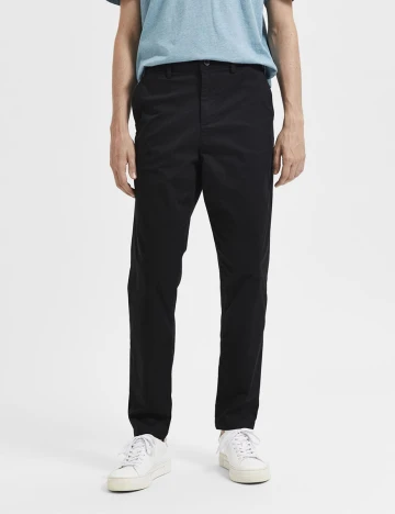 Pantaloni Selected, negru