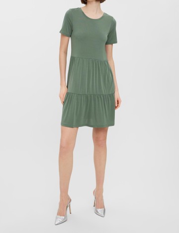 Rochie scurta Vero Moda, verde, M