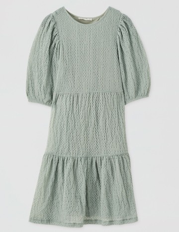Rochie Pull&Bear, verde, M