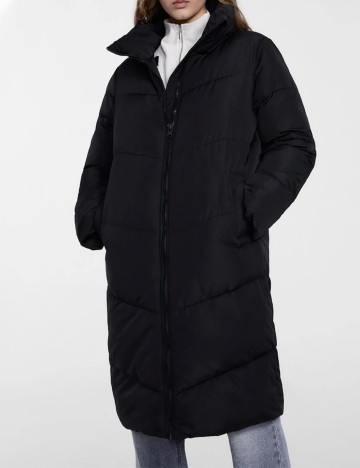 Geaca Stradivarius, negru, L
