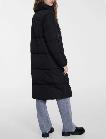 Geaca Stradivarius, negru, L Negru