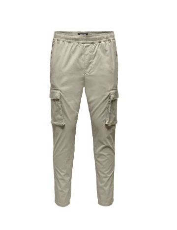 Pantaloni Only, bej, L Crem