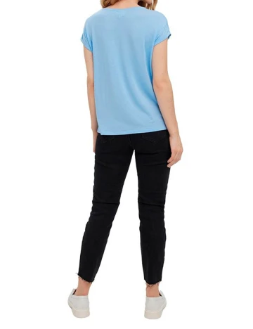 Tricou Vero Moda, bleu, M Albastru