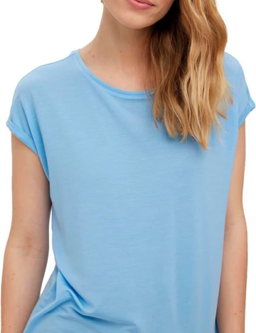Tricou Vero Moda, bleu, M Albastru