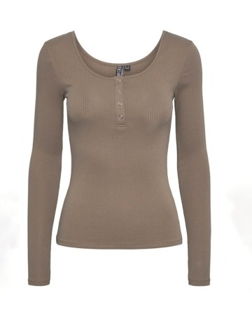 
						Bluza Pieces, maro
