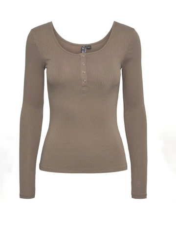 Bluza Pieces, maro
