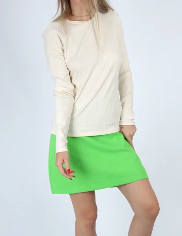 Bluza Vero Moda, ecru, M Alb