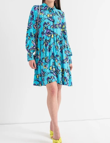 Rochie scurta Y.A.S, albastru, S Albastru