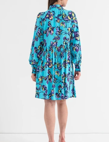 Rochie scurta Y.A.S, albastru, S Albastru