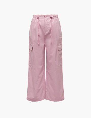 Pantaloni Only, roz, S/32