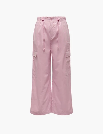 Pantaloni Only, roz, S/32 Roz