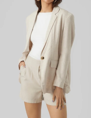 Sacou Vero Moda, crem, L Crem